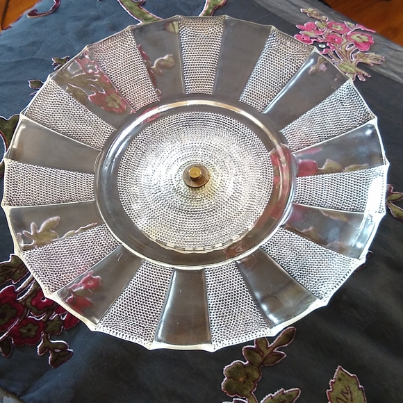 1953-56 Dewdrop Lazy Susan by Jeannette - Picture 3 of 8